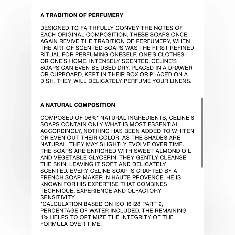 NIB Celine Perfumed Soap Trio - Picture 4 of 5